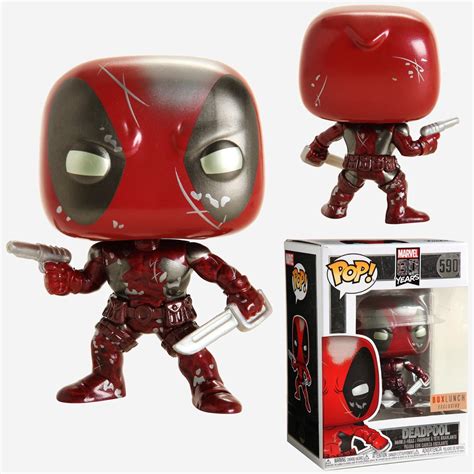 OOB look at BoxLunch Metallic Deadpool. Online and in stores